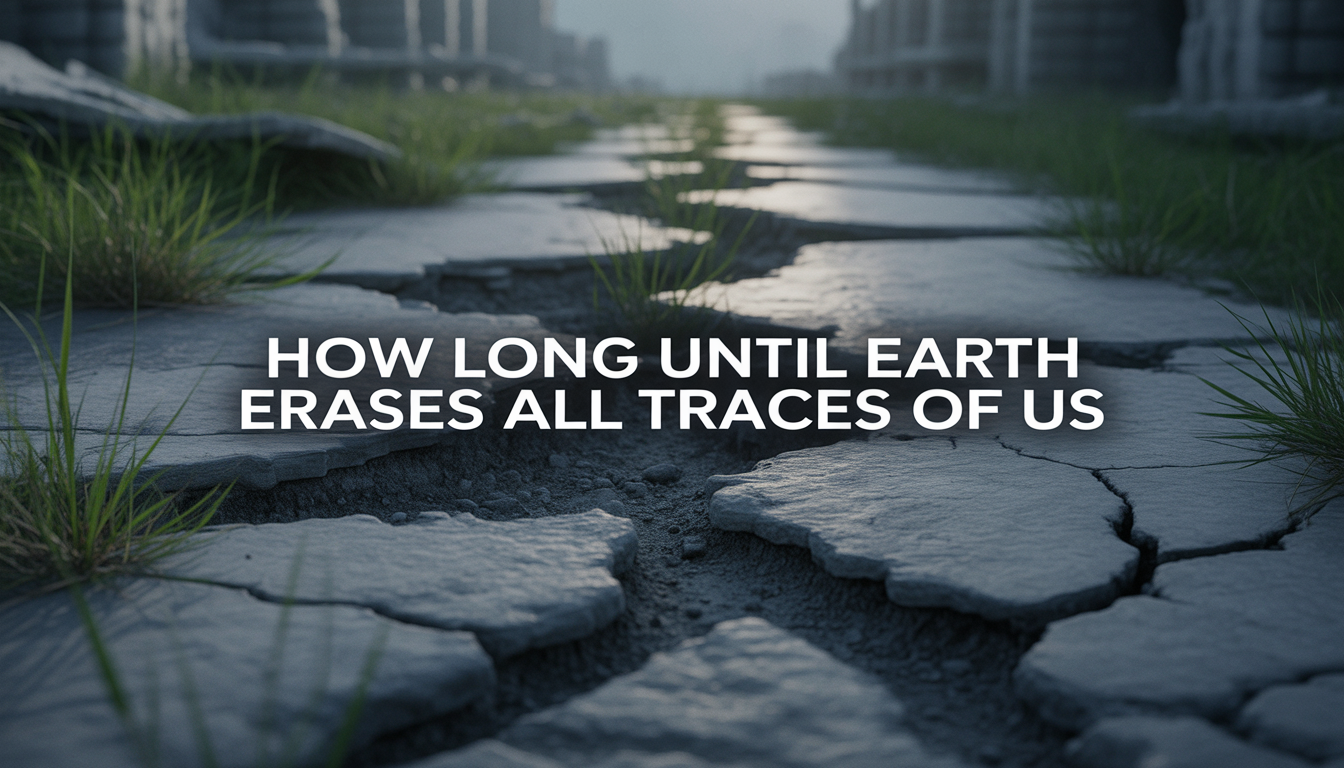 How Long Until Earth Erases All Traces Of Us?