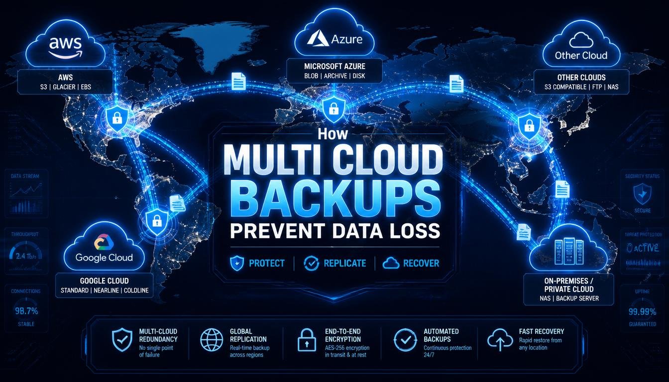 How Multi Cloud Backups Prevent Data Loss